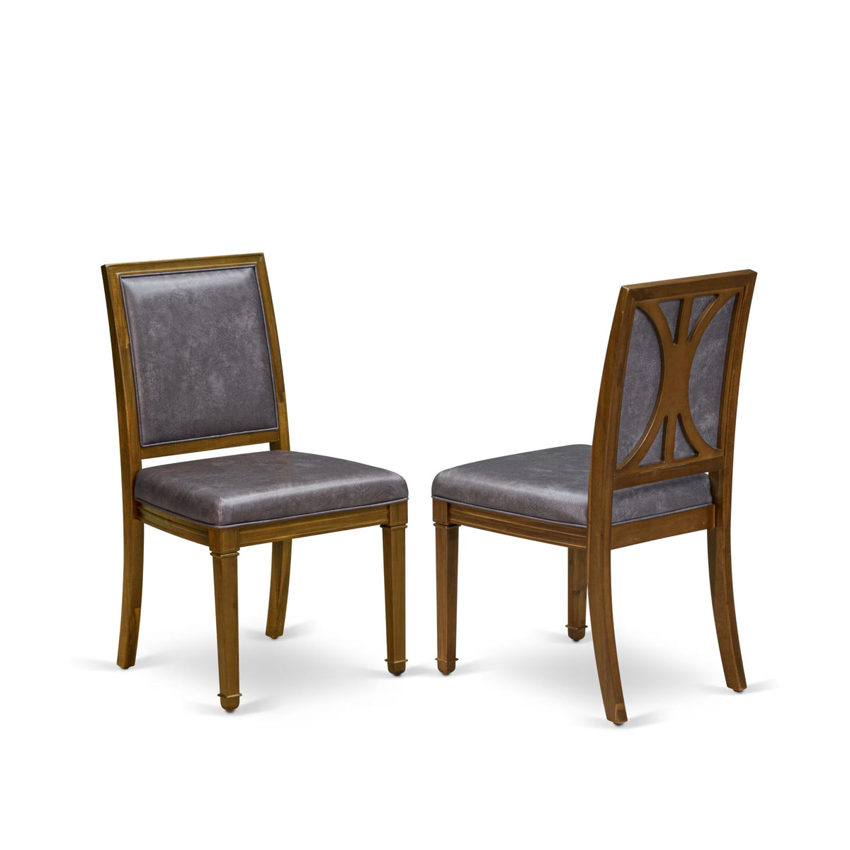 9 Piece Dining Table Set with 8 Light Beige Fabric Chairs I36205