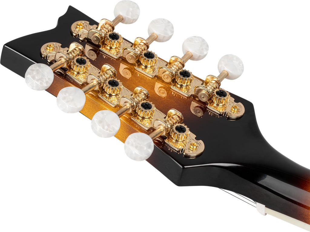 Solid Top F-Style Acoustic-Electric Mandolin Tobacco Sunburst D4619