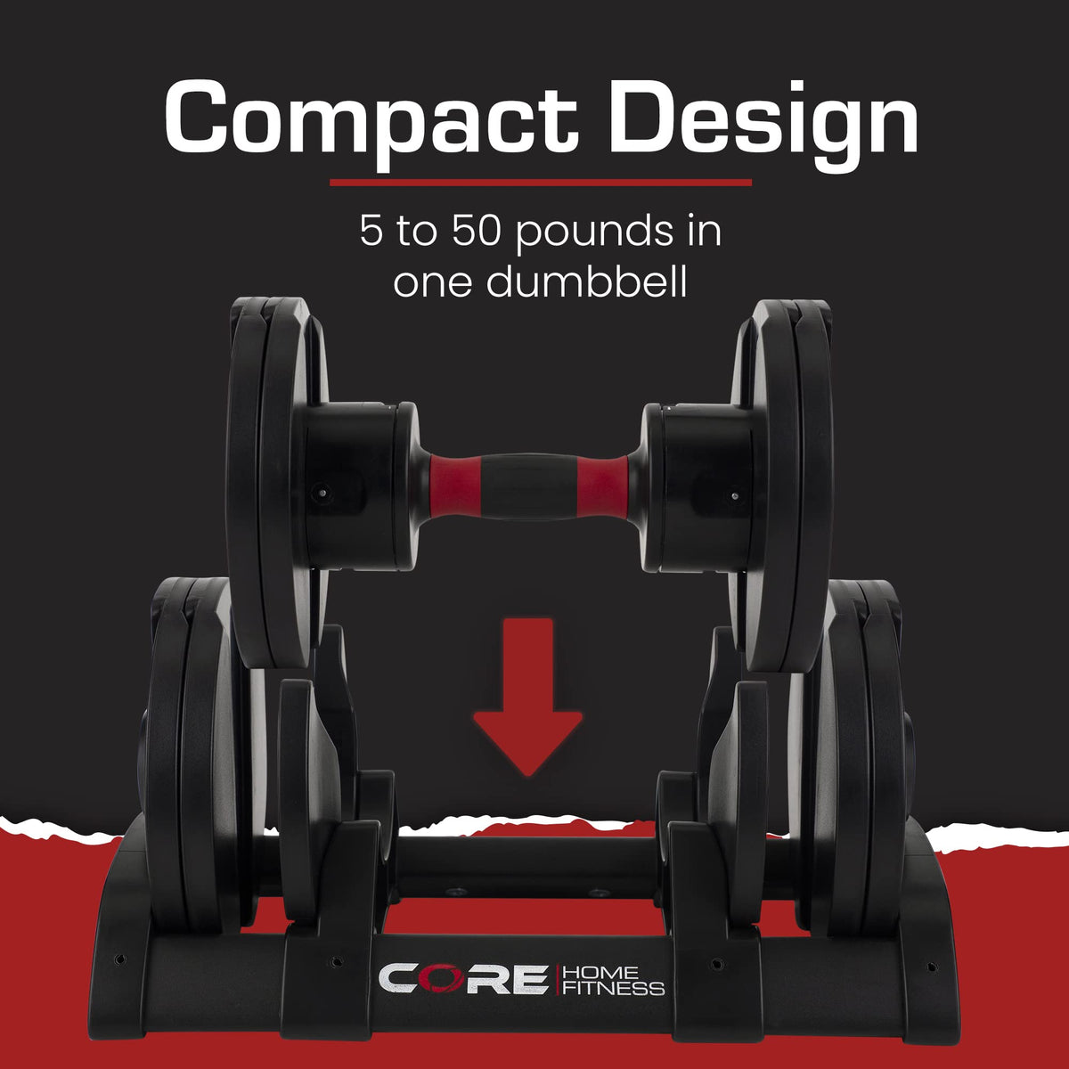 Adjustable Dumbbell Weight Set O335