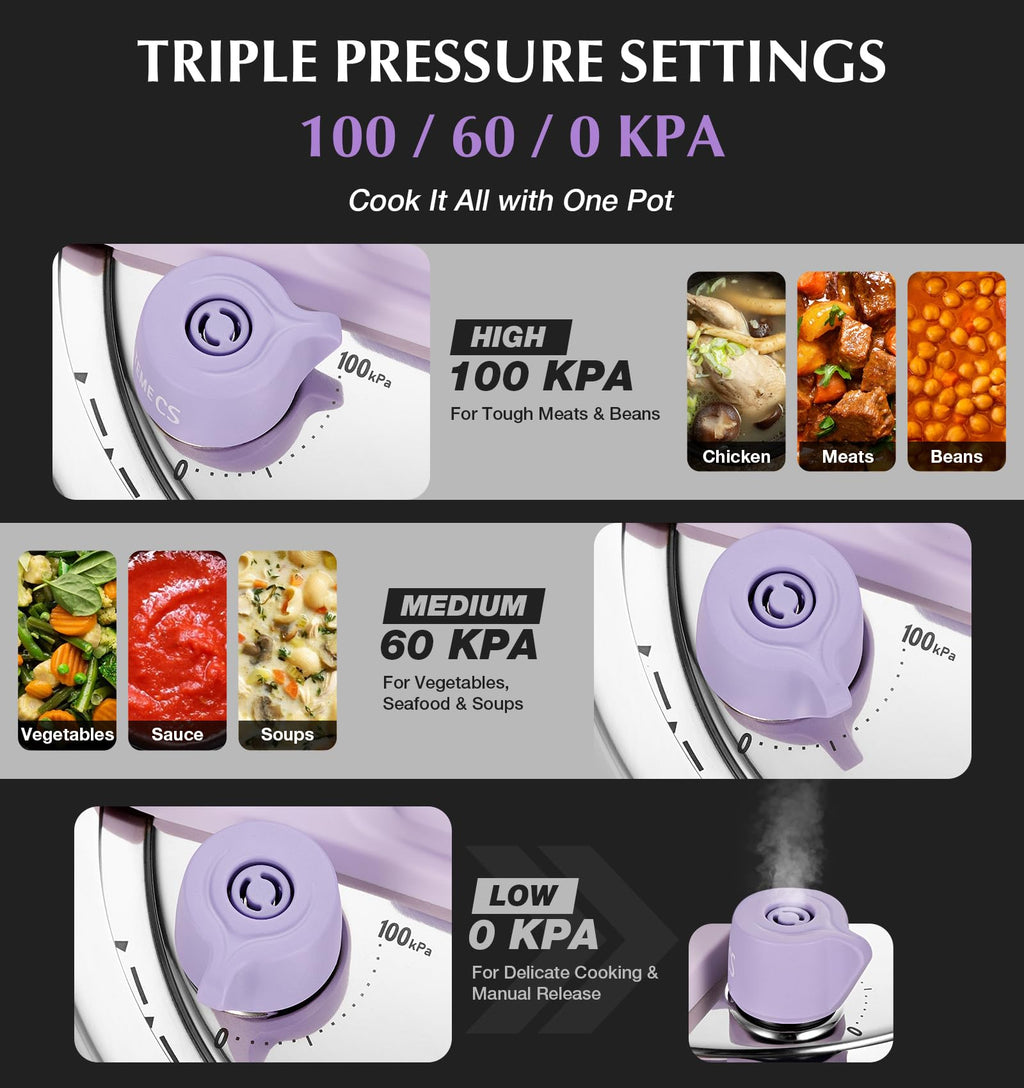 Small Stainless Steel Pressure Cooker 3.2 Quart J143