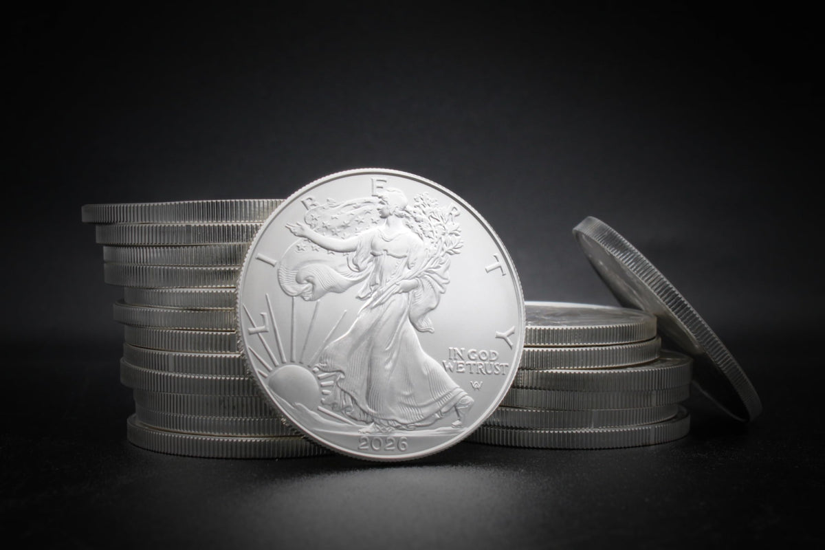 1 oz American Silver Eagle Coin with LED Presentation Box D614139