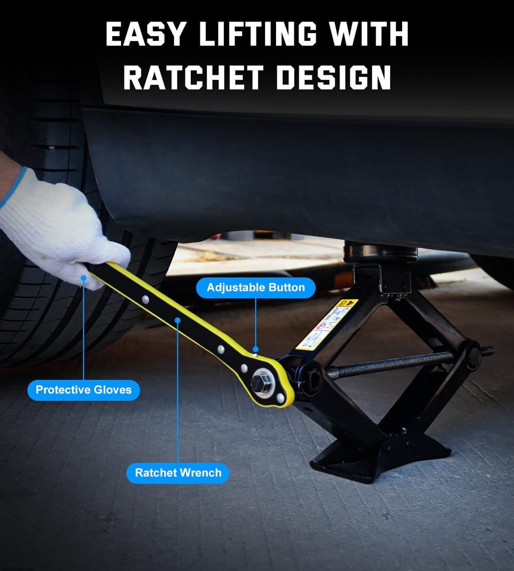 2.5 Ton Scissor Jack Kit T6112