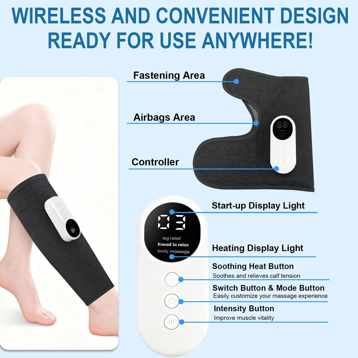 Air Compression Leg Massager Y746990