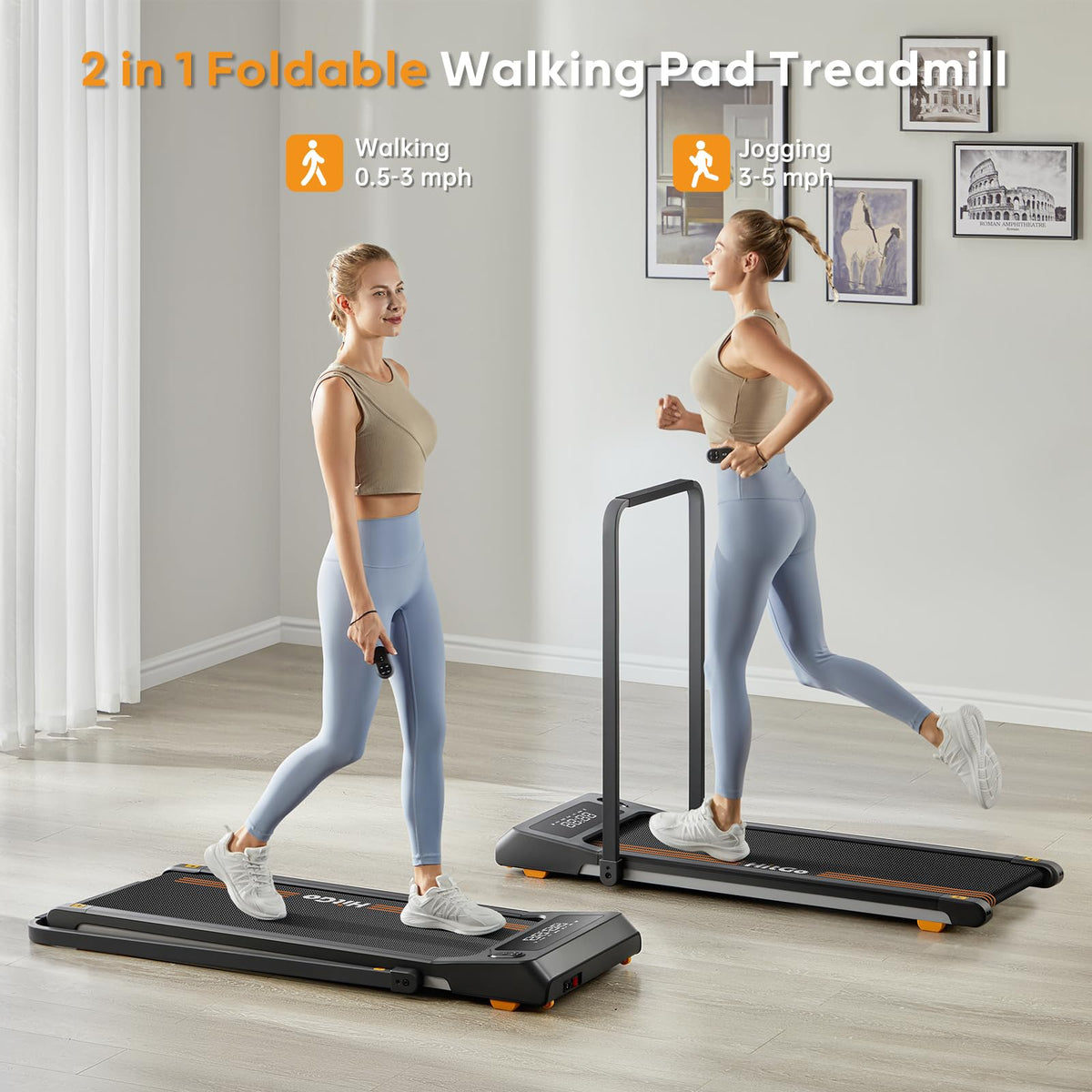 Under Desk Treadmill with LED Display M9431