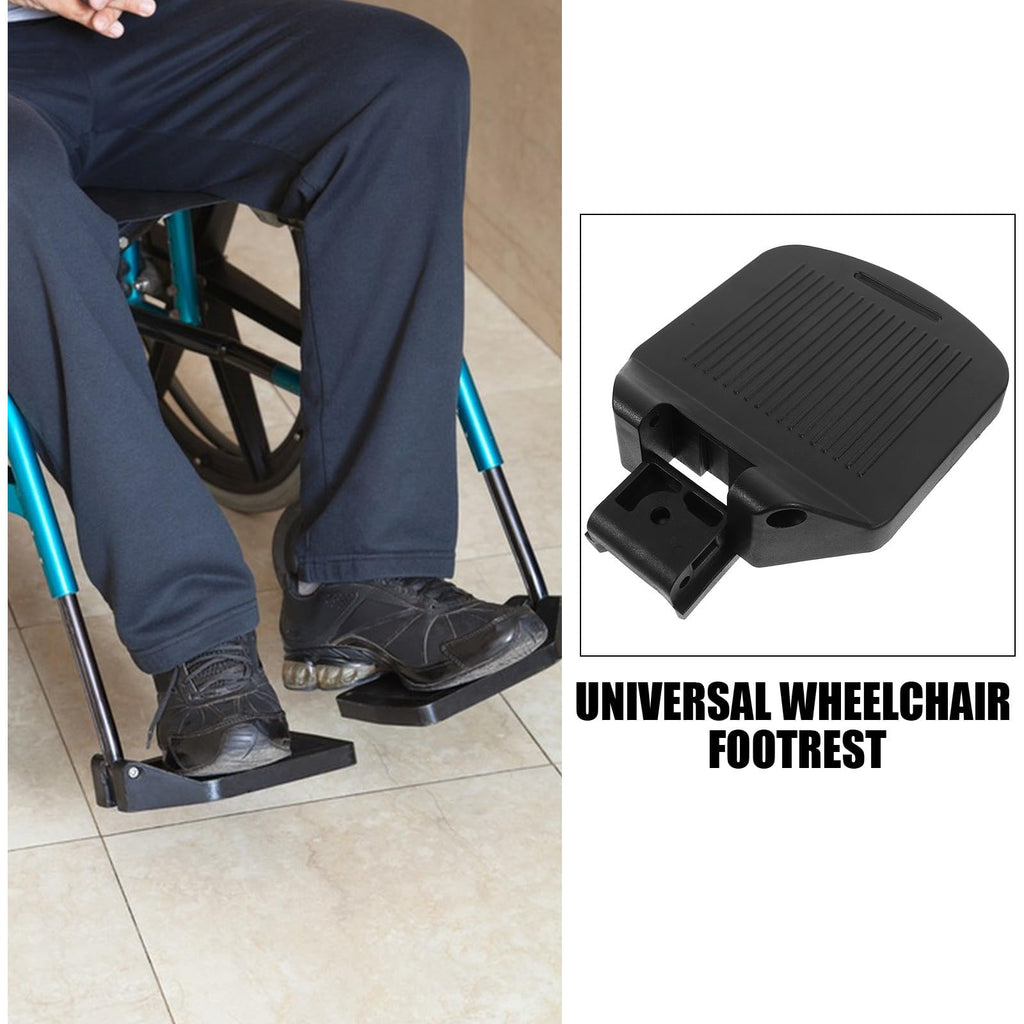 2pcs Universal Adjustable Wheelchair Leg Rest Foot Pedals Z31153