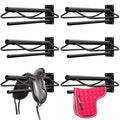 6 Pcs Wall Mount Saddle Rack with Pad Bar A201673