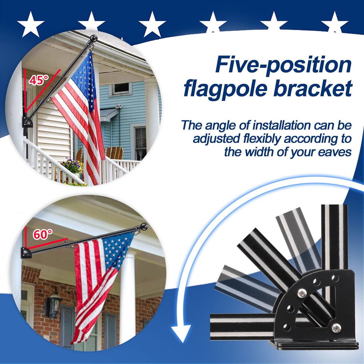 6ft Tangle Free Spinning Flag Pole Kit N967662