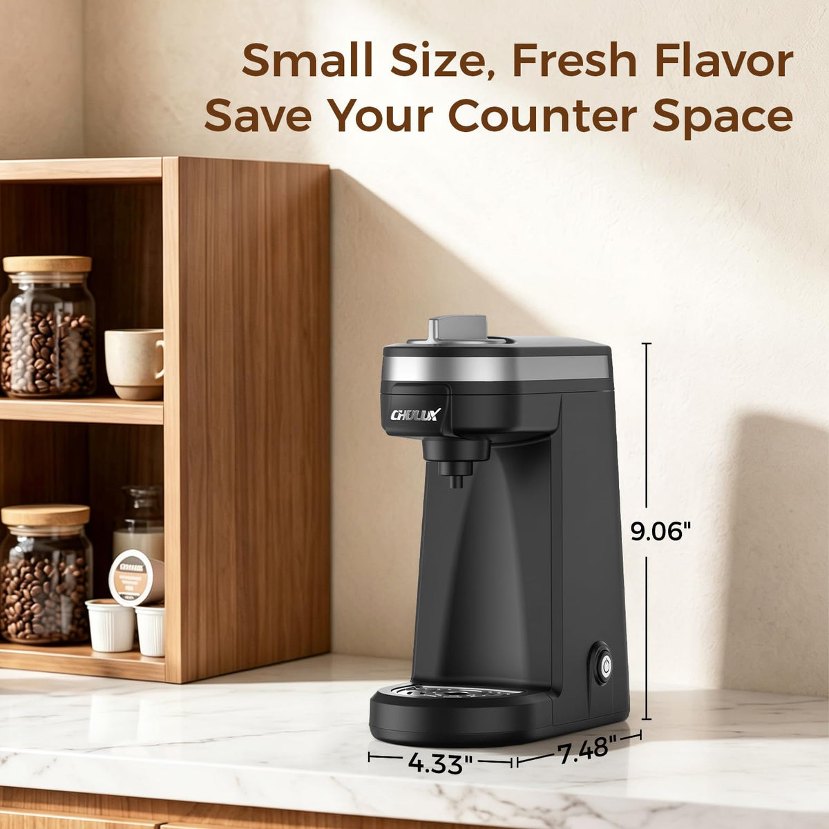 Single Serve Coffee Maker Black M353529