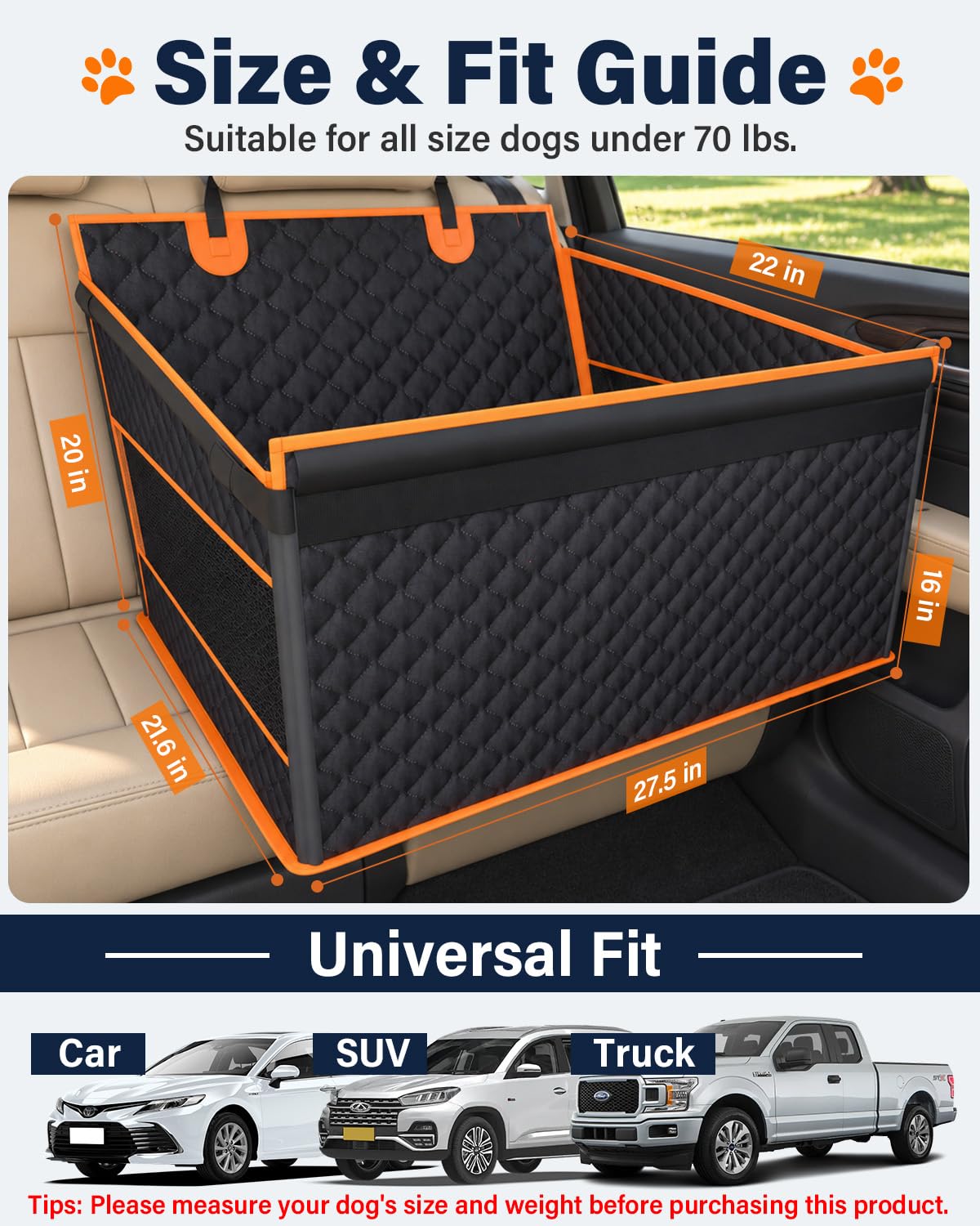 Dog Car Seat for Large Dogs K145041