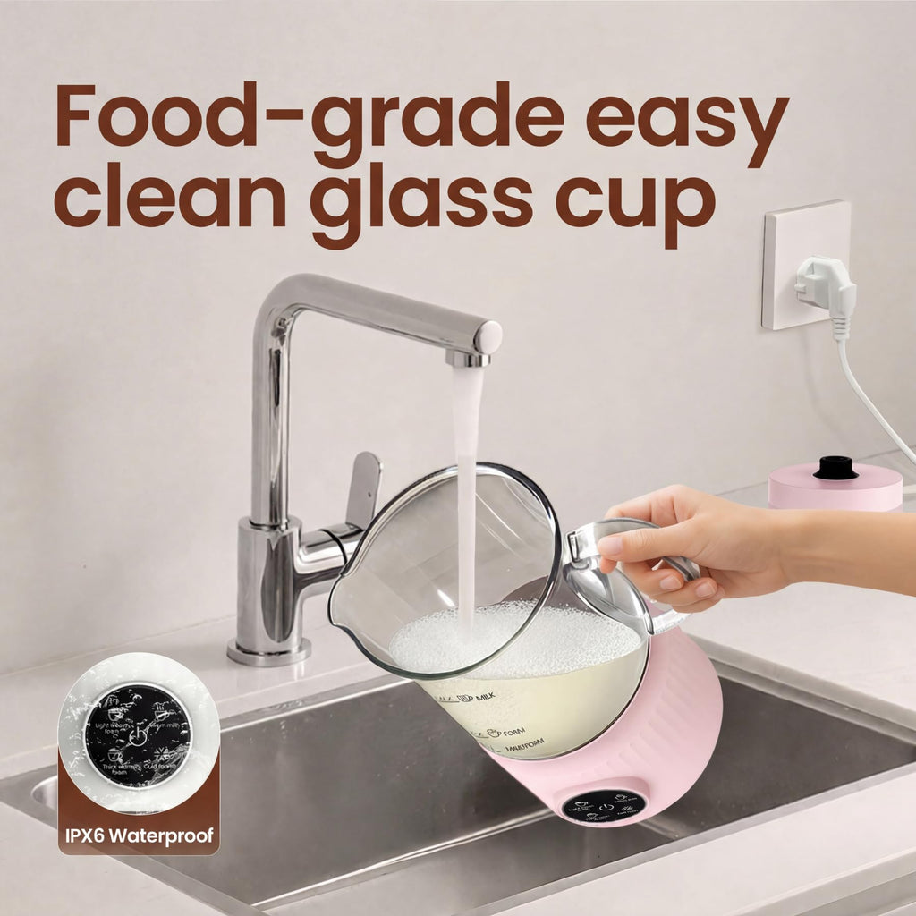 4-in-1 Electric Milk Frother and Steamer S848