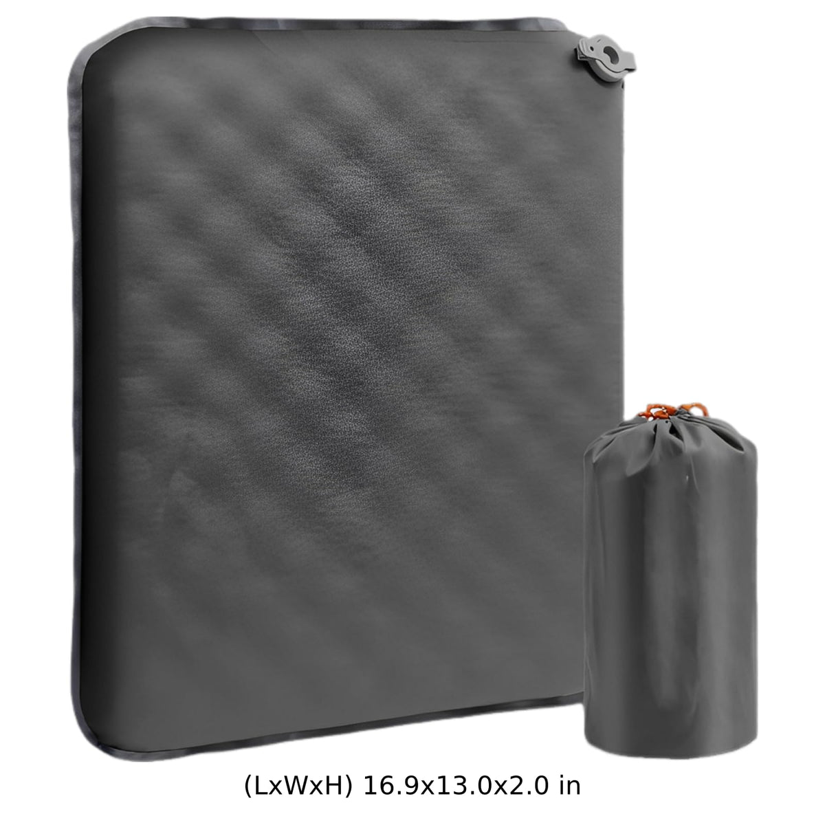 2 Pcs Inflatable Seat Cushion, 16.9 x 13 in Nylon TPU O204