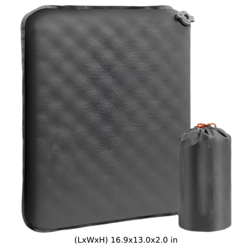 2 Pcs Inflatable Seat Cushion, 16.9 x 13 in Nylon TPU O204