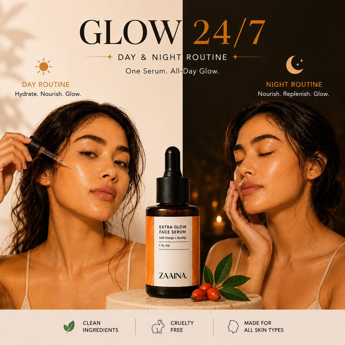 Extra Glow Face Oil Serum 1 oz C302913