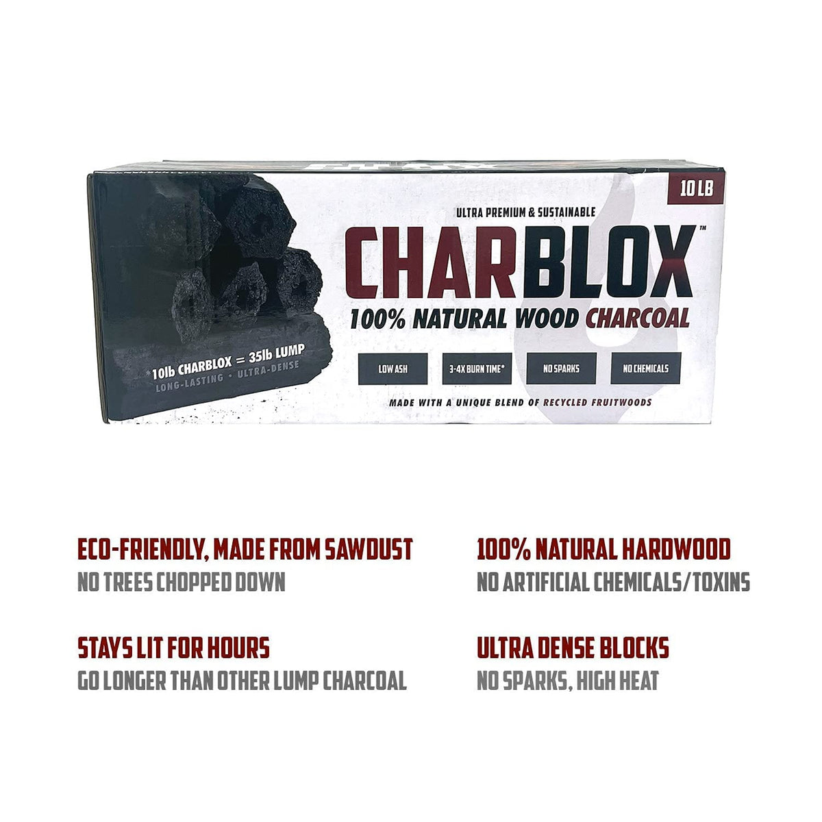 10LB Natural Grilling Charcoal Logs D196666