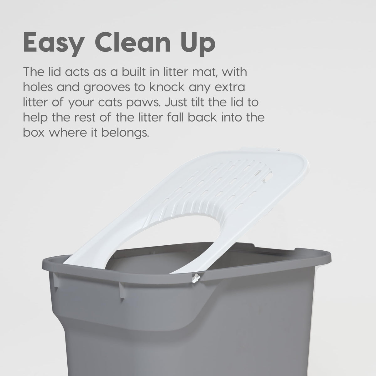 Large Top Entry Hooded Cat Litter Box J264