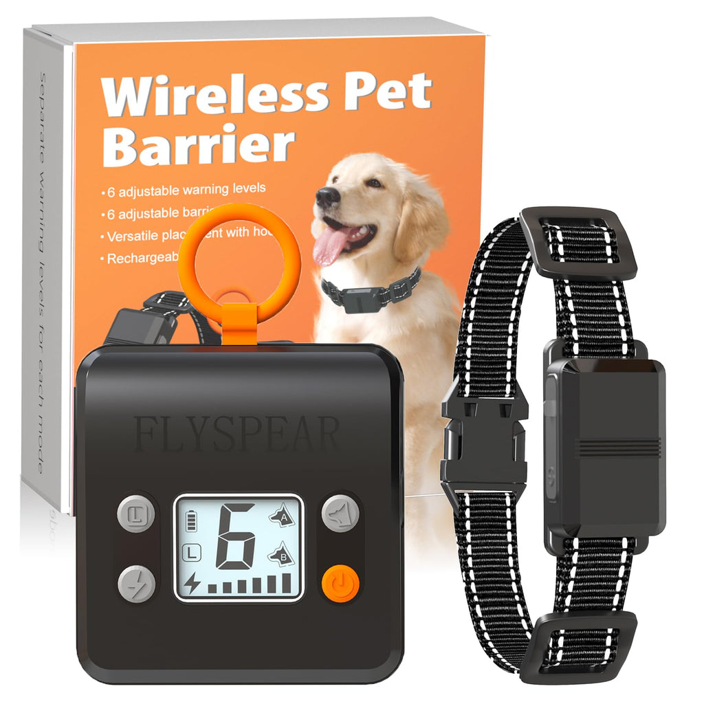 Wireless Rechargeable Indoor Pet Barrier with 6 Adjustable Range J147114