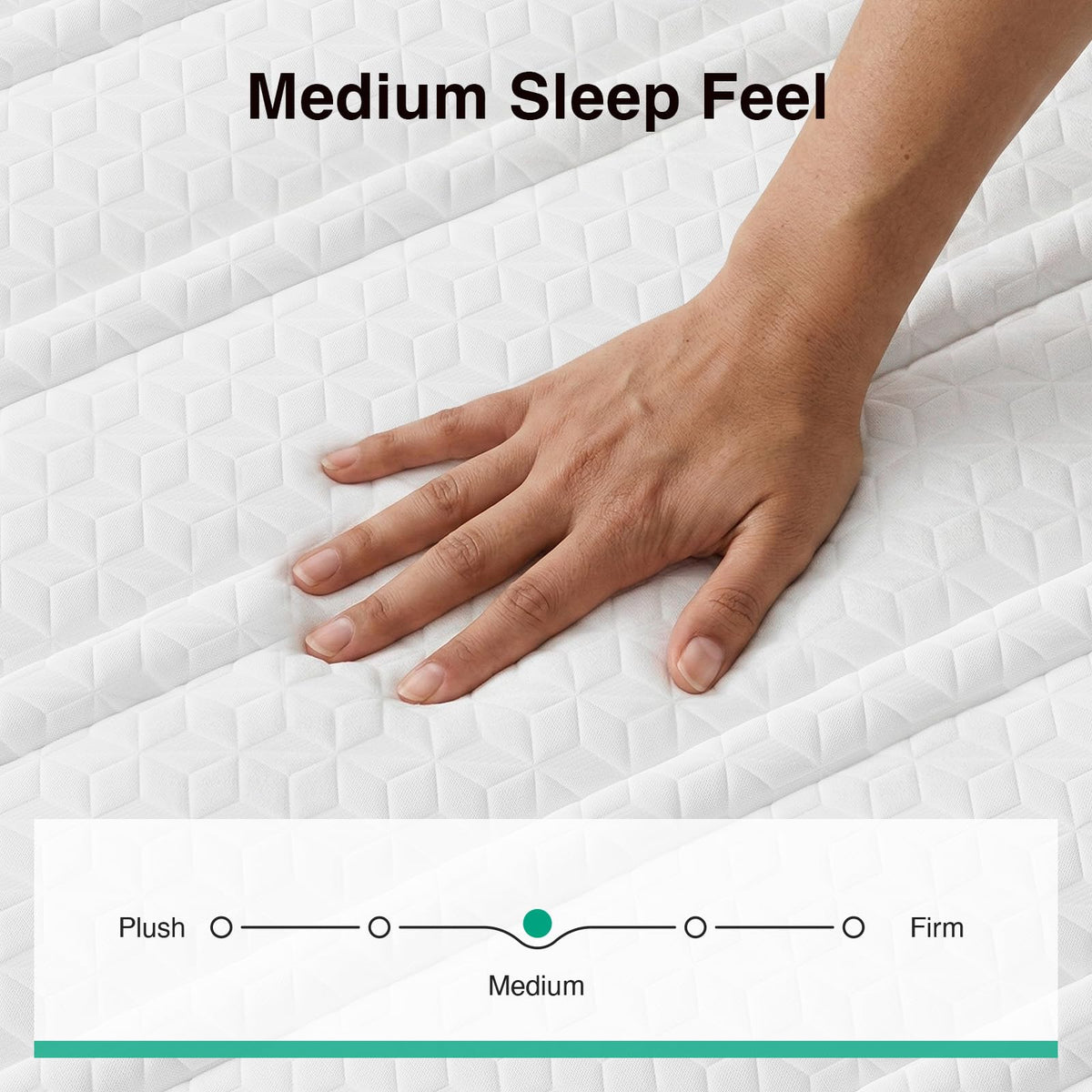 Queen 12 Inch Cooling Hybrid Mattress C321