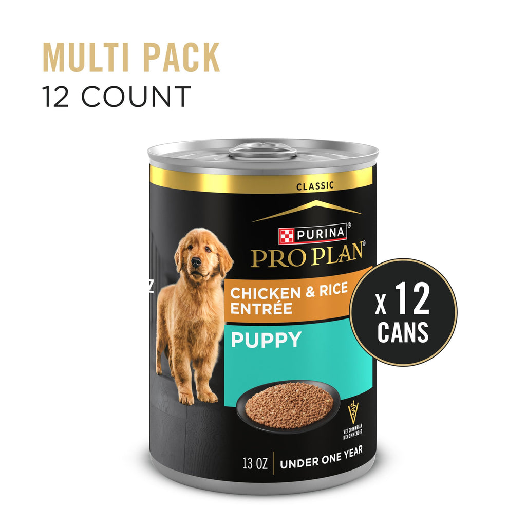Wet Puppy Food Pate Chicken & Rice 12 Cans P17981