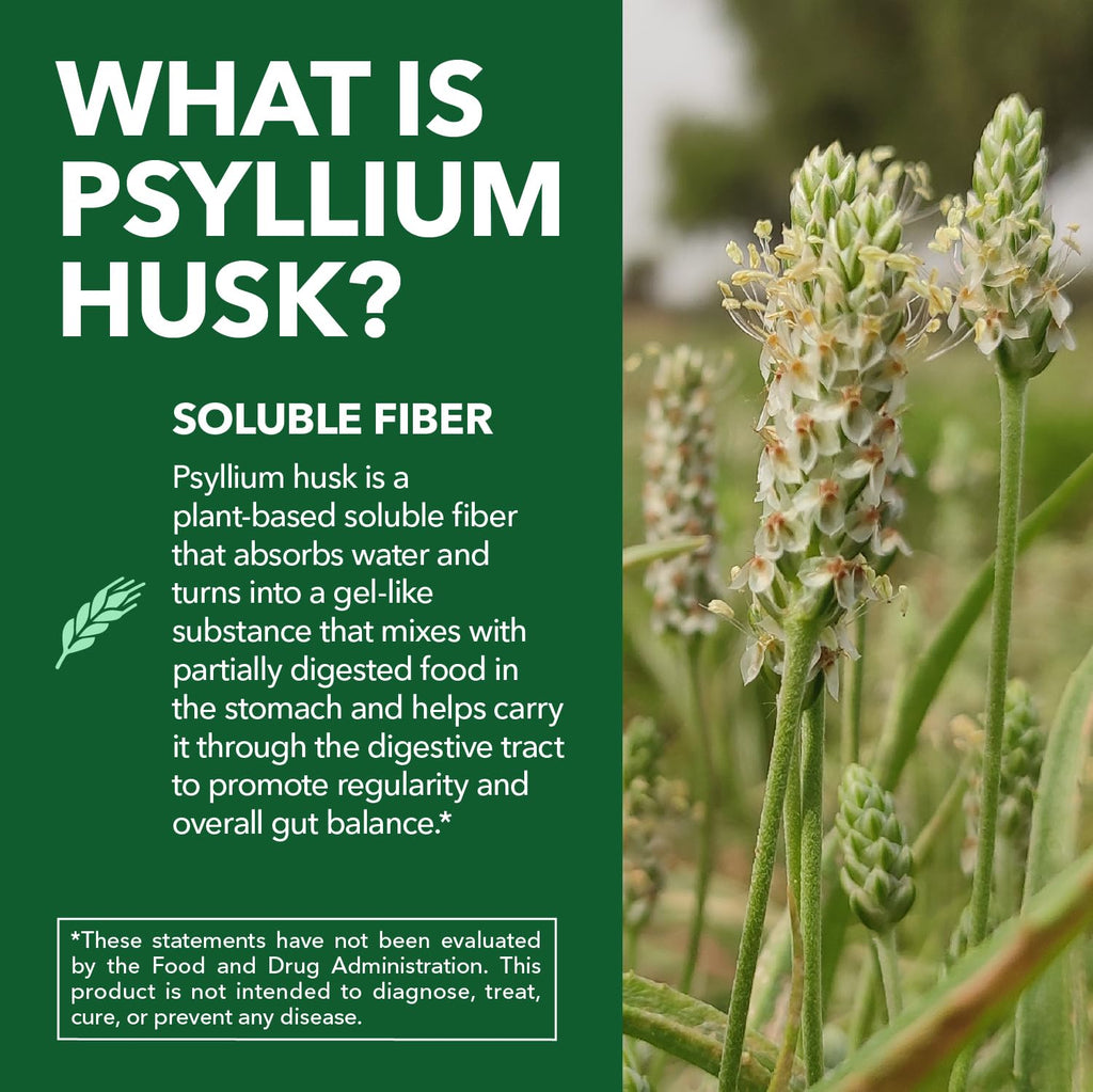 Vegan Psyllium Husk Fiber Capsules 270 Pills C153