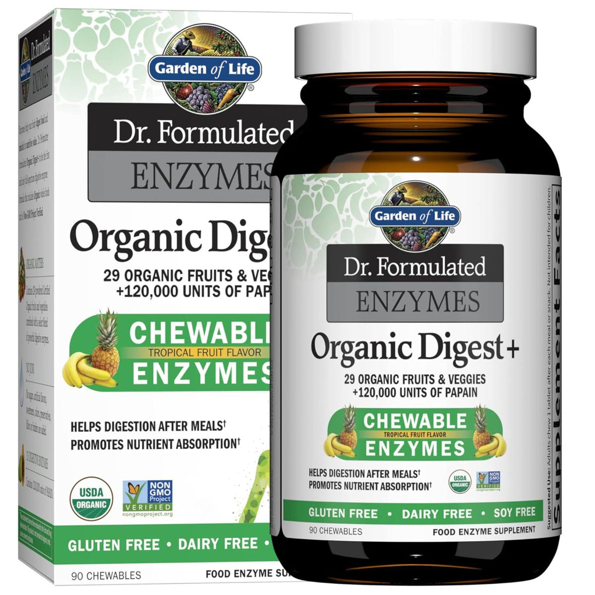 90ct Papain & Bromelain Enzymes D677133