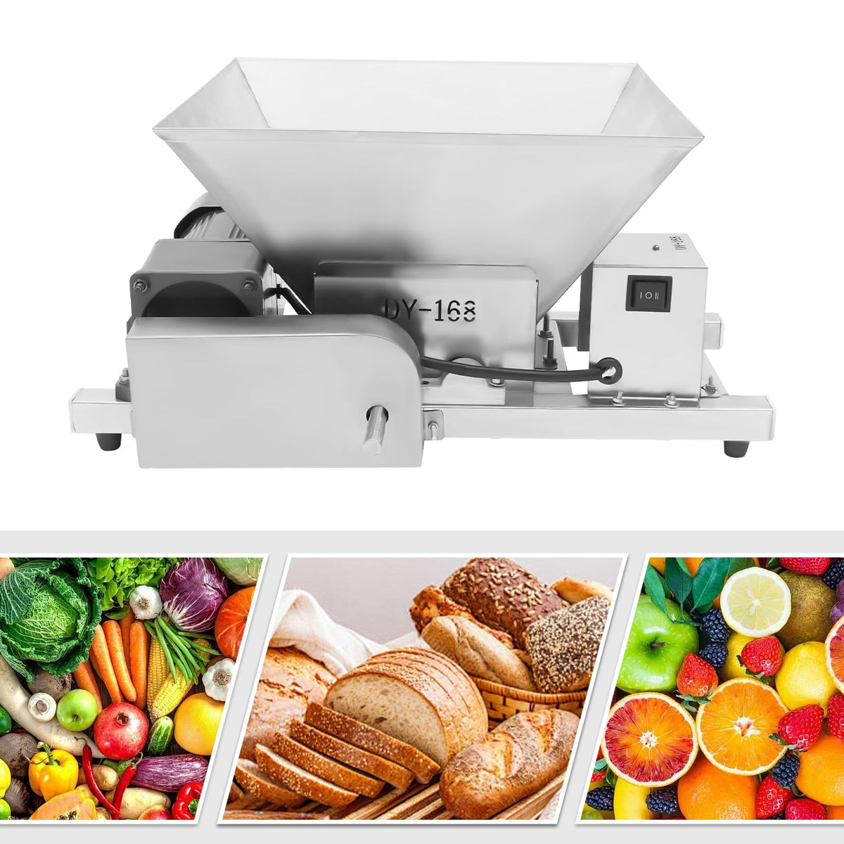 4L Stainless Steel Electric Fruit Grinding Machine W656036