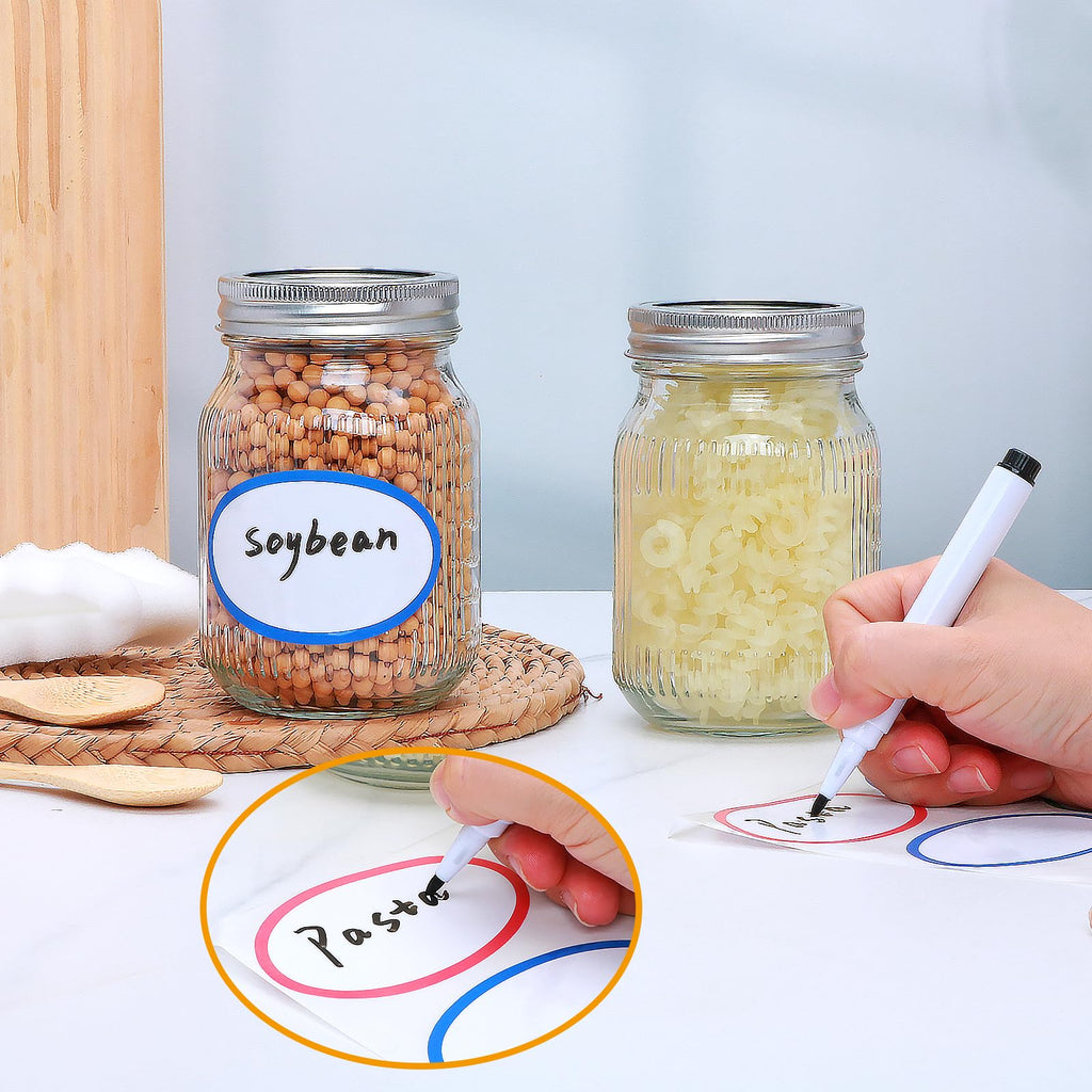 16 Pack 16 oz Mason Jars with Lids W69866