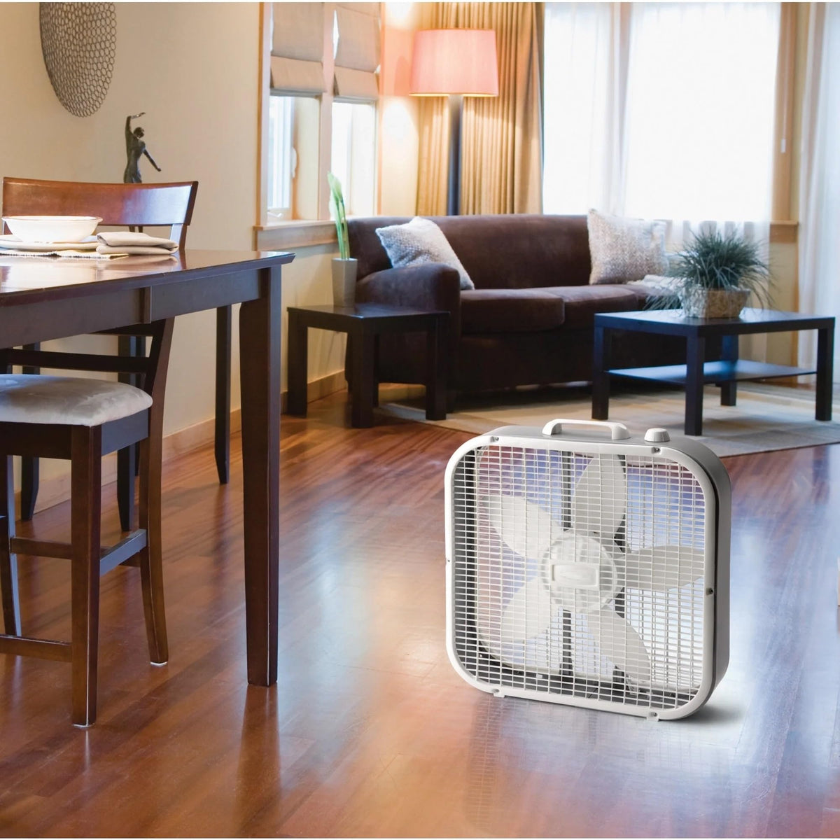 20" 3-Speed White Box Fan D282267