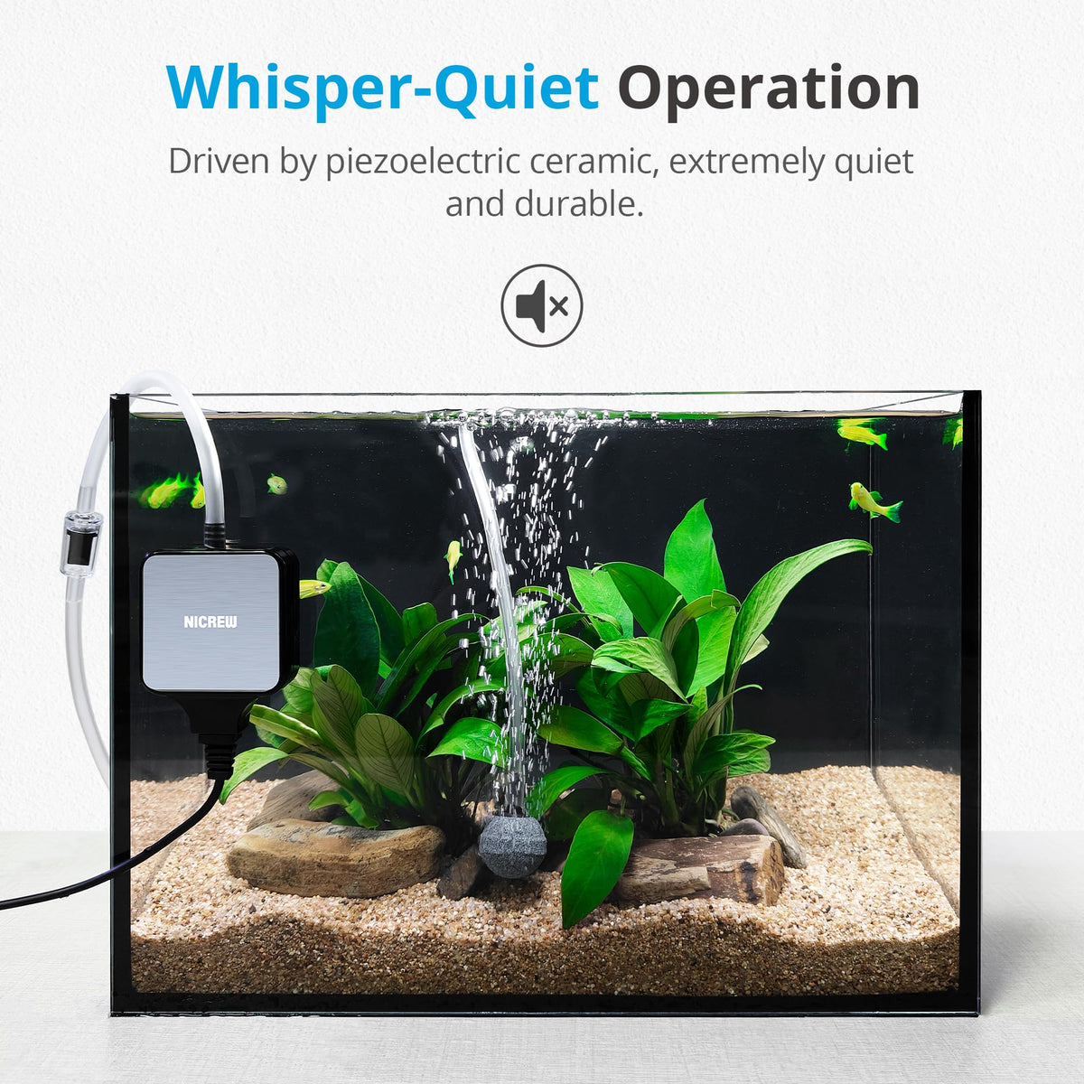 Nano Silent Aquarium Air Pump R893655