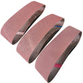 9 PCS 4" x 36" Aluminum Oxide Sander Belts 40 80 120 Grit L189