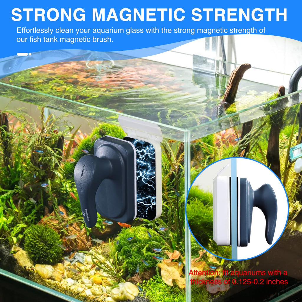 Aquarium Air Pump Magnetic Glass Cleaner M315627