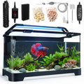 3.5 Gallon Acrylic Aquarium Starter Kit with Heater Z1749