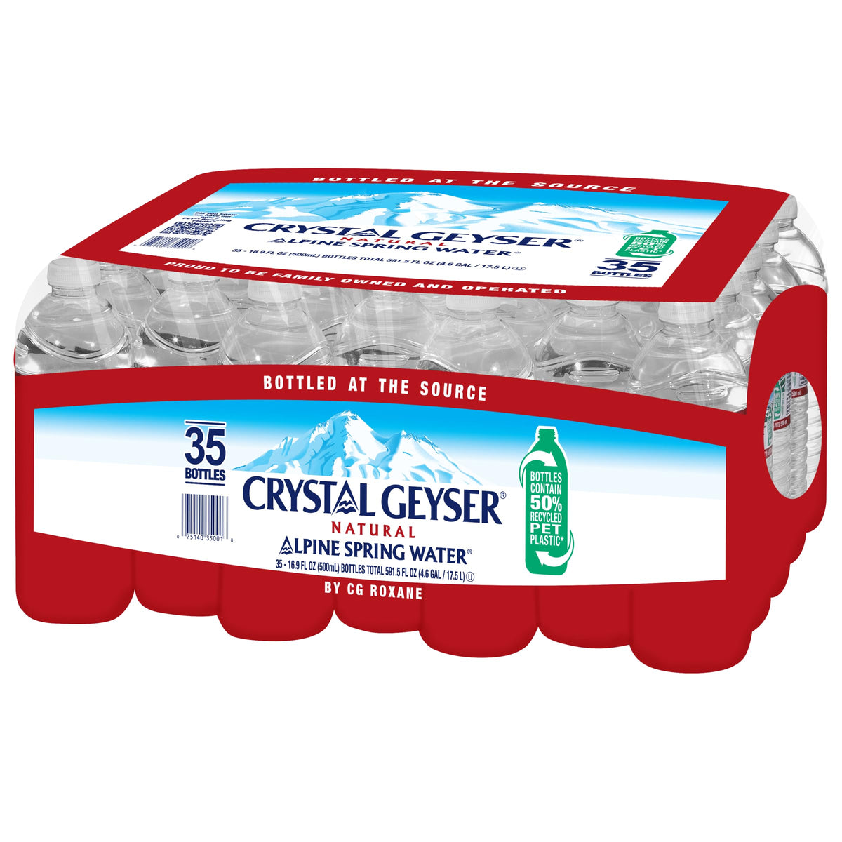 16.9 Fl Oz Pack of 35 Bottled Spring Water A26346