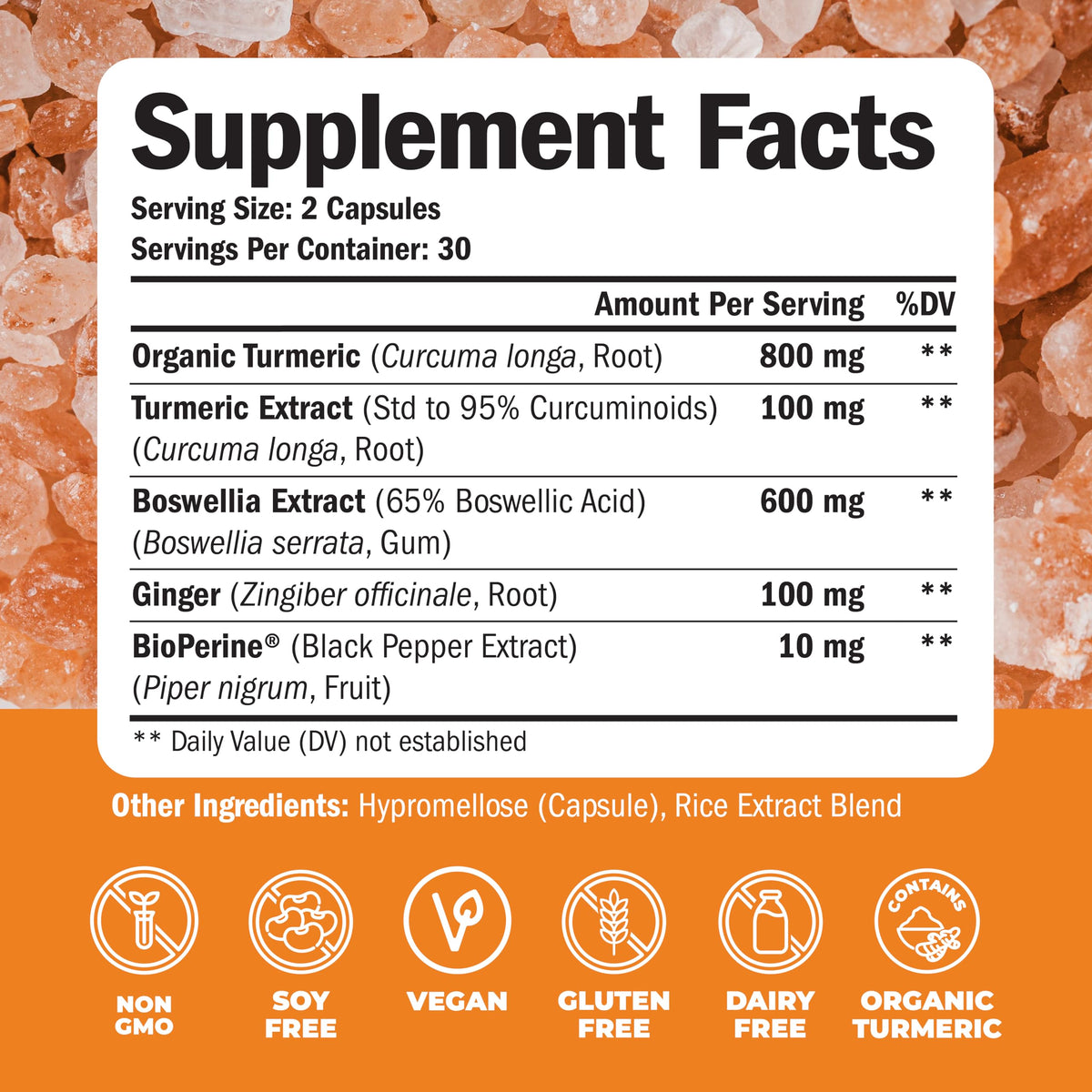 Turmeric Curcumin Supplement with Boswellia Serrata Extract I904432