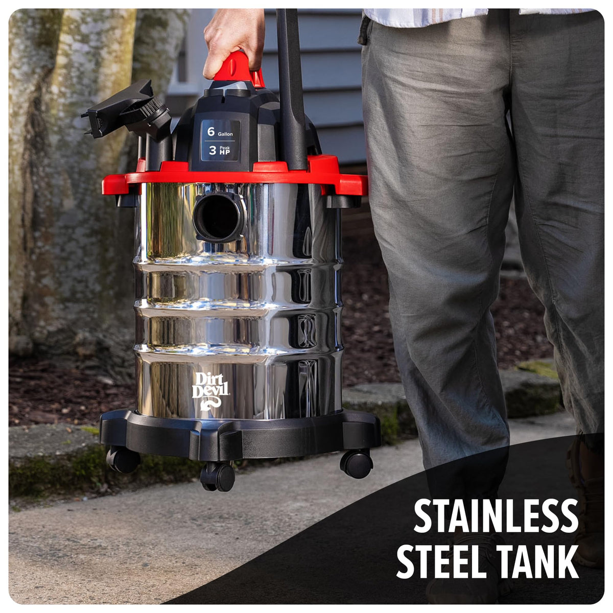 6 Gallon Corded Wet Dry Shop Vacuum H175276