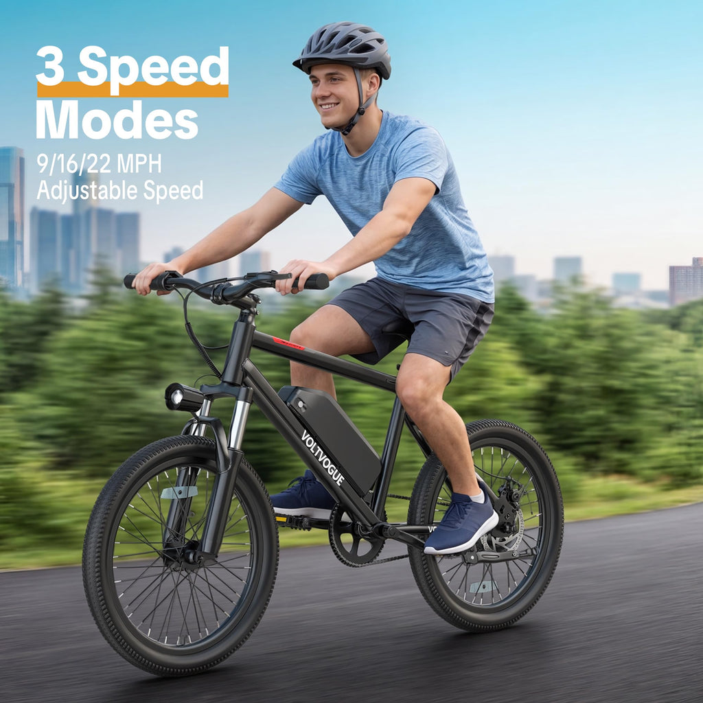 48V 1000W Peak Motor 22 mph 20Inch Fat Tires Electric E-Bike D807223