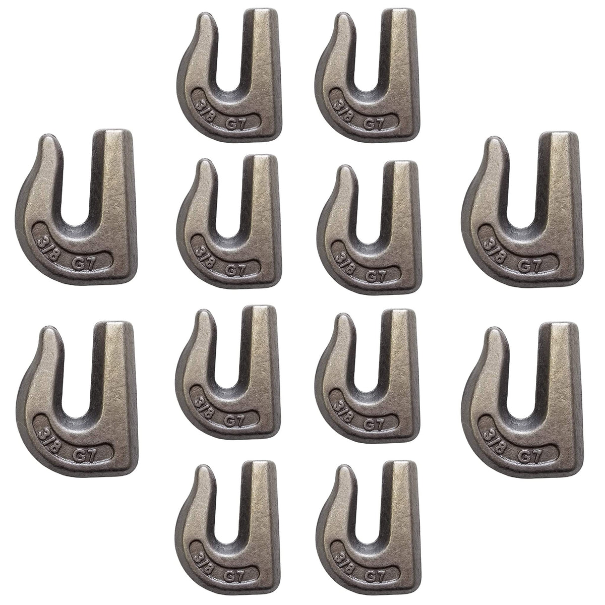 3/8" Weld-On Forged Clevis Grab Chain Hooks Grade 70 L709