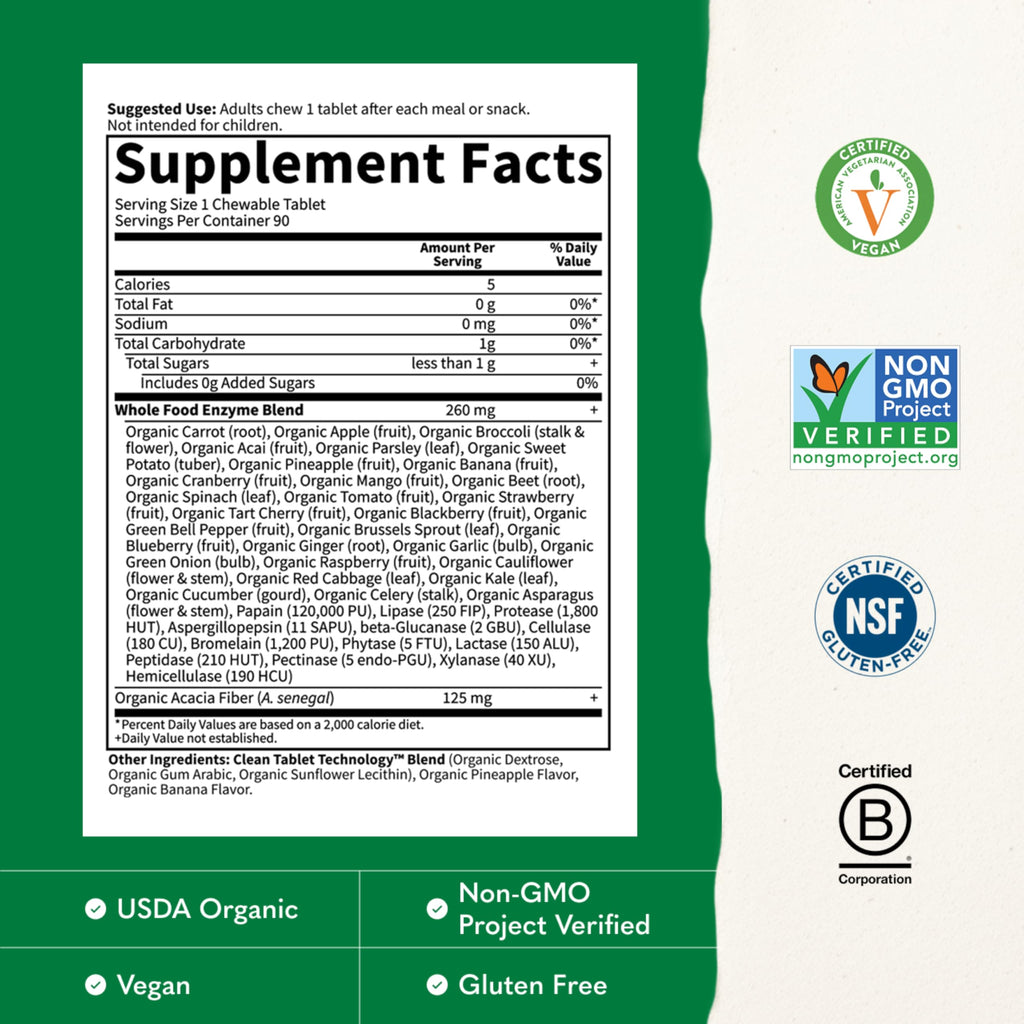 90ct Papain & Bromelain Enzymes D677133