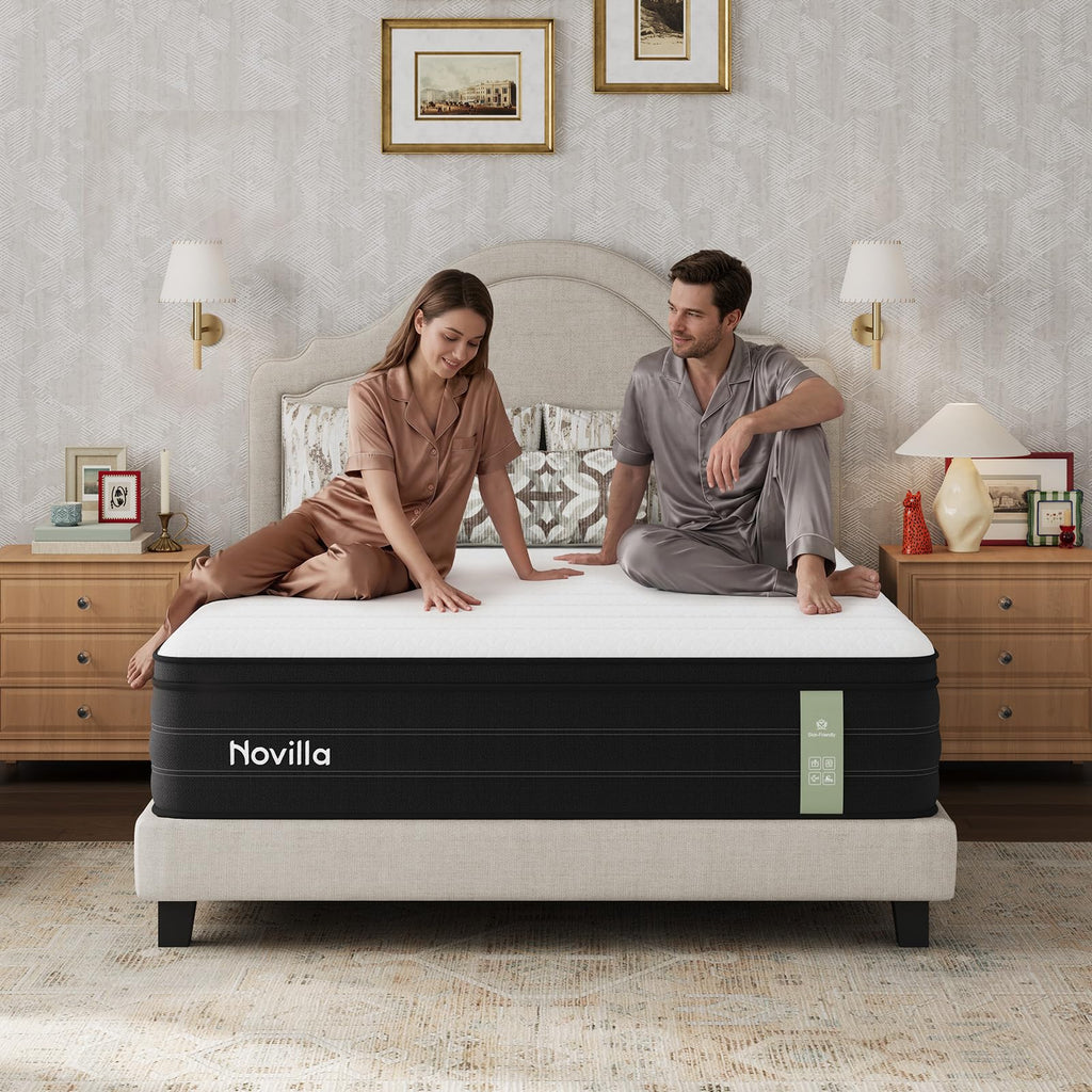Queen 12 Inch Cooling Hybrid Mattress C321