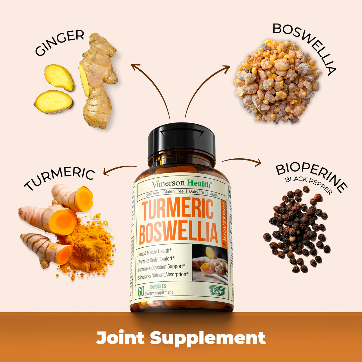 Turmeric Curcumin Supplement with Boswellia Serrata Extract I904432