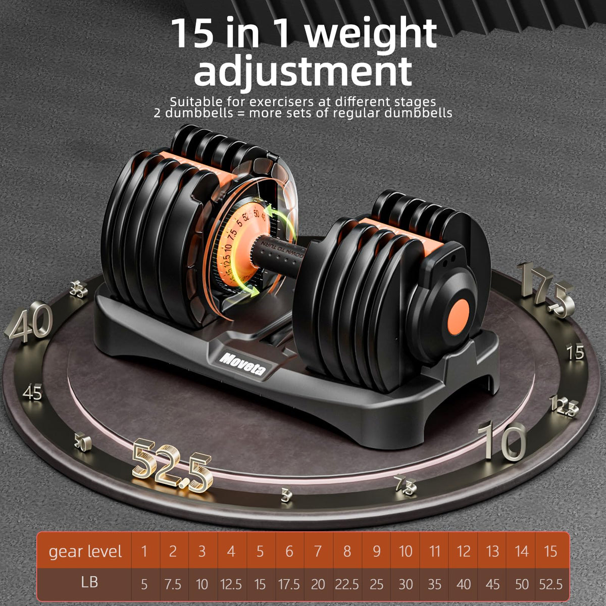 Adjustable Dumbbells Set of 2 C542730