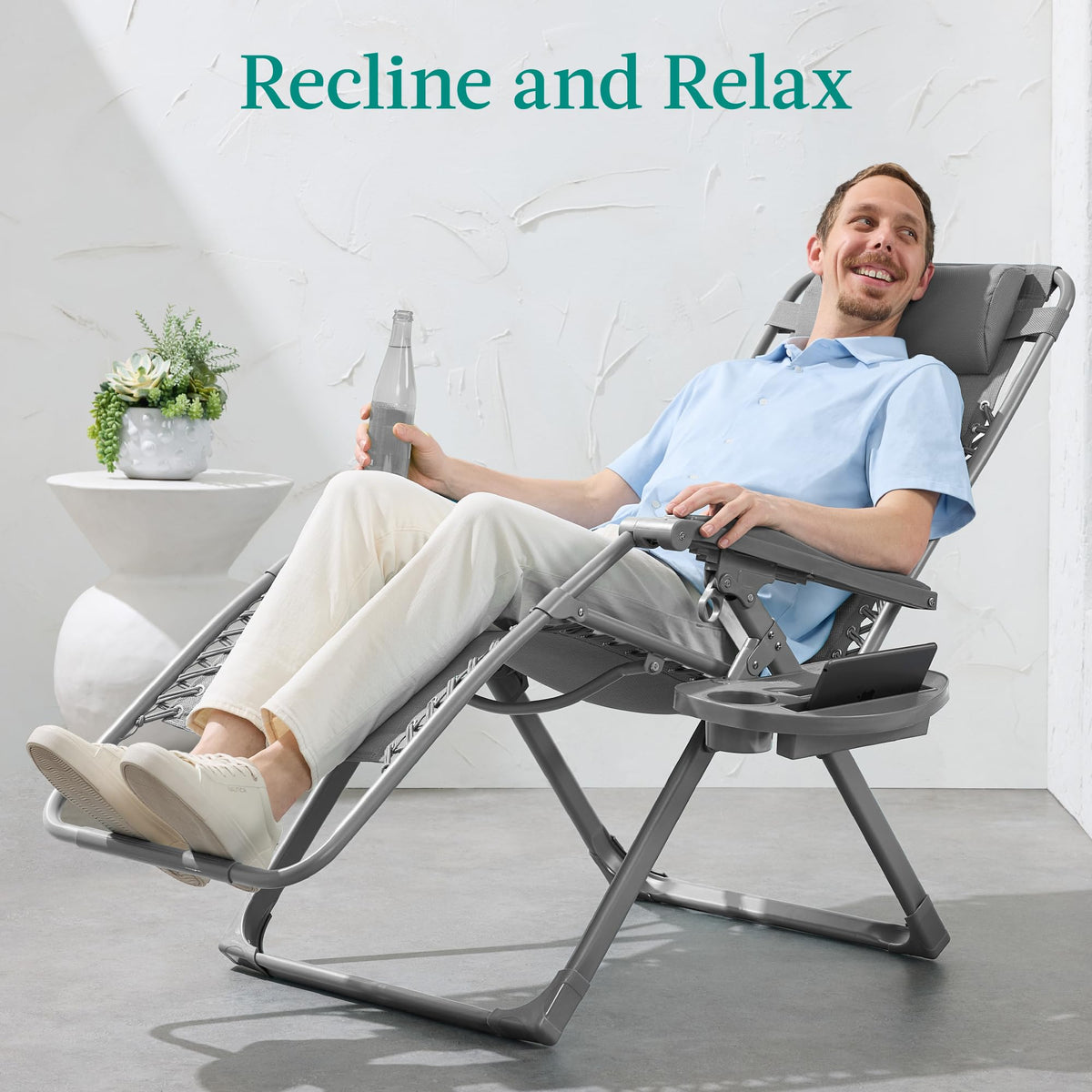 Zero Gravity Chair Recliner Dove Gray W425