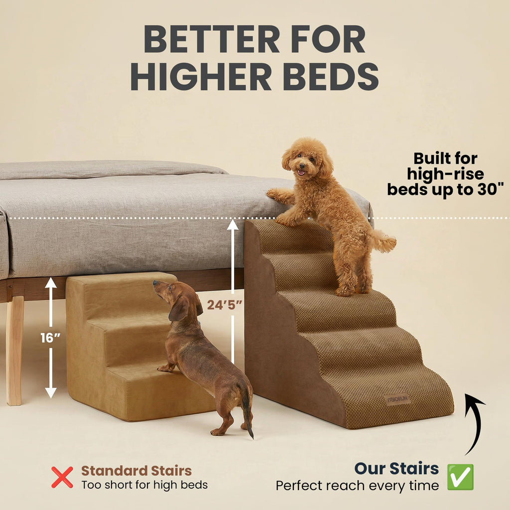 Dog Stairs for High Beds Y193