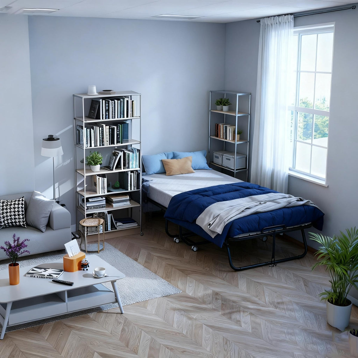 Folding Bed with Mattress P69917