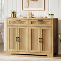 Fluted Buffet Sideboard Cabinet with Drawers O577003