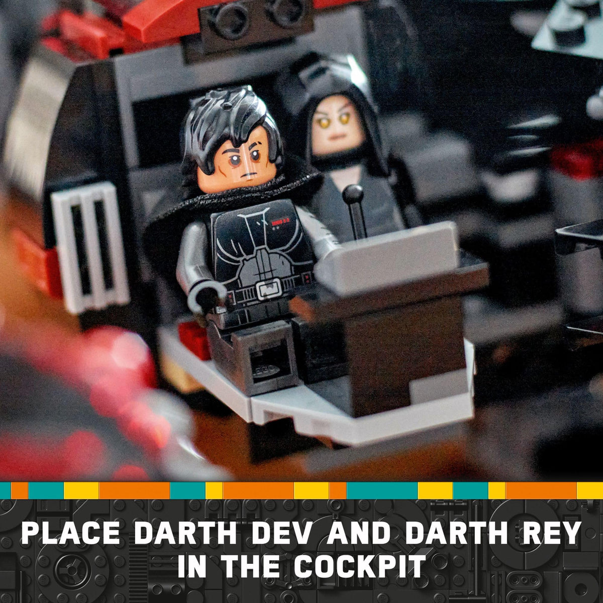 Buildable Starship Toy Set with 6 Minifigures X4834